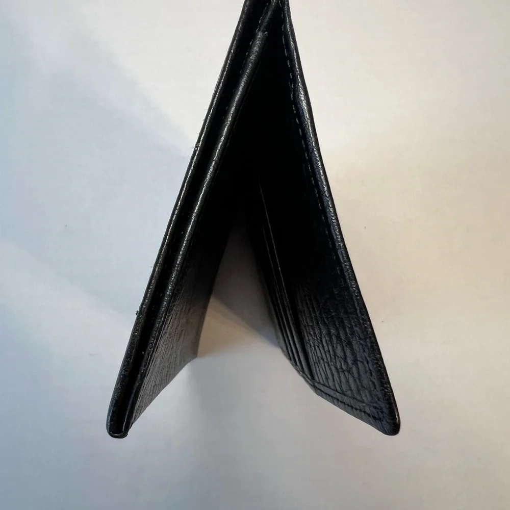 BURBERRYS VINTAGE‎ SLIM LONG BLACK WALLET